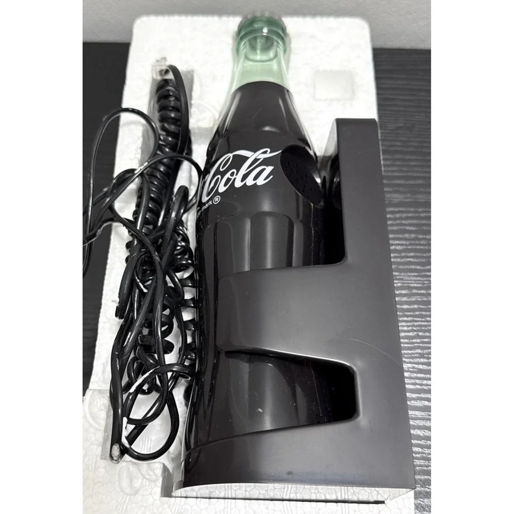 NIB Vintage 1983 Coca-Cola Bottle Landline Phone Coke Telephone Original Box F/S